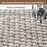 65x24cm Wool Stair Treads Self-Adhesive Non-Slip Carpet Runner Stair Protector Staircase Step Cover for Indoor - Beige  /  Rectangle - 3
