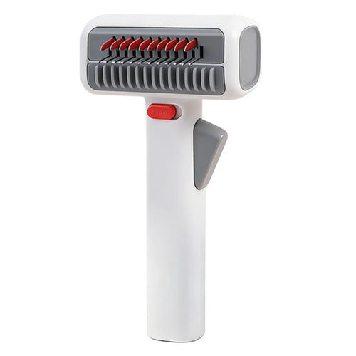 2-in-1 Pet Grooming Comb Detangling Hair Removal Tool with Safety Lock for Dogs Cats - 1