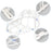 3Pcs / Set Cap Washer Frame Cage Baseball Hat Cleaner Holder Protector PP Hat Rack - White - 4
