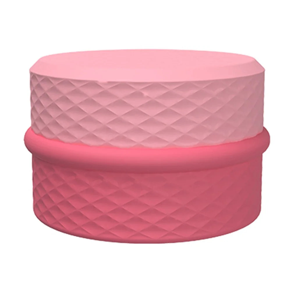 3+1 Silicone Beauty Dispenser Travel Cosmetic Container with 3Pcs Removable Inner Dispensers for Skincare Cream Pills - Pink - 1