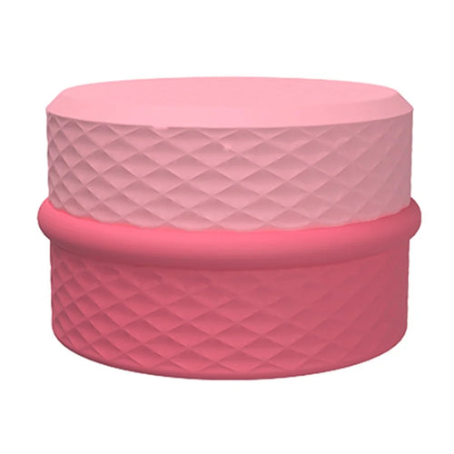 3+1 Silicone Beauty Dispenser Travel Cosmetic Container with 3Pcs Removable Inner Dispensers for Skincare Cream Pills - Pink - 1