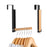 2Pcs Portable Travel Clothes Drying Rack No Drill Foldable Over Door Hook Hanger for Hotel Room - White - 2