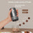 Portable Electric Coffee Grinder Rechargeable Bean Grinder 4 Settings Adjustable Type-C Charging Coffee Maker for Espresso Pour Over - Black - 3