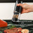 Electric Seasoning Grinder One Button Pepper Salt Mill Rechargeable Kitchen Grinding Tool for Cooking - Black - 2