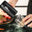 Electric Seasoning Grinder One Button Pepper Salt Mill Rechargeable Kitchen Grinding Tool for Cooking - Black - 7