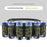 6-Can Capacity Holder Waistband Bag Adjustable Foldable Drink Belt Bag for Outdoor Camping Hiking - Blue - 2