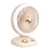 F10 USB Folding Desktop Fan Portable Cooling Fan with Night Light Support Wall-Mounted Installation - Beige - 1