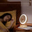 F10 USB Folding Desktop Fan Portable Cooling Fan with Night Light Support Wall-Mounted Installation - Beige - 6