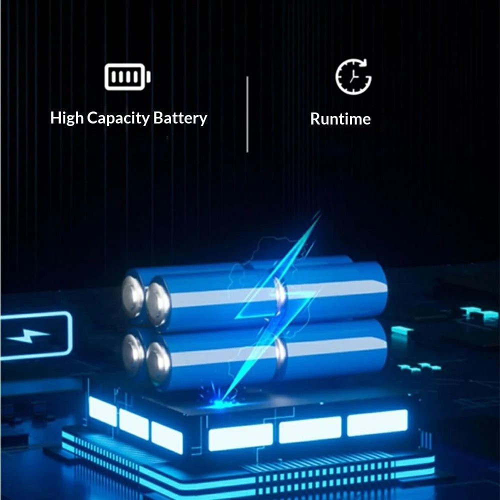 DP-872 Bladeless Humidifying Fan Smart Display OLED Cooling Humidifier Type-C Rechargeable Cooling Mist Fan for Desktop Bedroom - 5