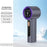LED Display Handheld Fan 3000mAh Type-C Charging 100 Speed Levels High Speed Portable Mini Fan for Summer Cooling - Grey - 2