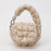 Mini Cloud Bag Quilted Puffer Handbag Coin Cards Practical Small Pouch - Khaki - 1