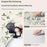44x500cm Vintage Floral Self-Adhesive Wallpaper Removable Wall Stickers for TV Background Wall Furniture Cabinet DIY - PH13-009 - 2