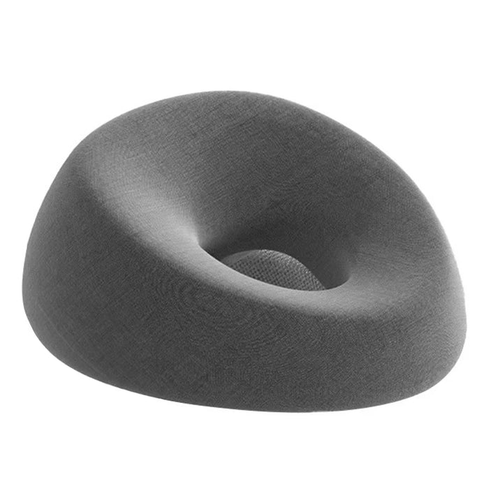 28x27x12cm Beauty Bed Pillow Memory Foam Face Down Pillow Hollow Design Massage Spa Prone Sleeping Pillow - Grey - 1