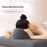 28x27x12cm Beauty Bed Pillow Memory Foam Face Down Pillow Hollow Design Massage Spa Prone Sleeping Pillow - Grey - 2