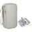Double Layer Data Cable Organizer Bag for Travel Portable Storage Pouch Anti-scratch Waterproof Electronics Accessories Case - Grey - 1