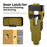 Door Latch Mortise Tool Kit Door Latch Installation Kit for 1-3 / 8 1-3 / 4 Inch Thick Door - Green - 2