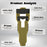 Door Latch Mortise Tool Kit Door Latch Installation Kit for 1-3 / 8 1-3 / 4 Inch Thick Door - Green - 3