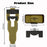 Door Latch Mortise Tool Kit Door Latch Installation Kit for 1-3 / 8 1-3 / 4 Inch Thick Door - Green - 6