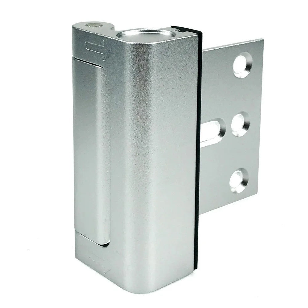 Home Security Door Lock Aluminum Alloy Child Safety Door Reinforcement Lock Anti-Theft Night Latch - Silver - 1