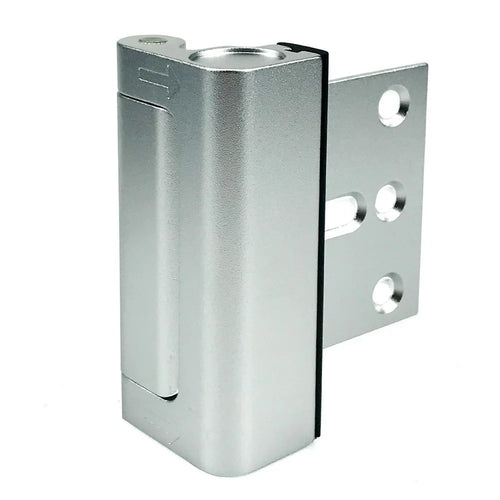 Home Security Door Lock Aluminum Alloy Child Safety Door Reinforcement Lock Anti-Theft Night Latch - Silver - 1