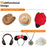10Pcs Adhesive Hat Hook for Baseball Cap Plastic Minimalist Wall Mount Holder Hanger Rack - White - 4