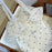 Polka Dot Chiffon Tote Bag with Ruffle Shoulder Handbag for Beach Vacation Travel - White - 5
