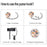 Floral Print Foldable Purse Hook Magnetic Quick-Release Round Metal Bag Hanger Clip Portable Table Edge Clamp - Pink - 5