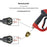 High Pressure M22-14 Interface Car Wash Gun Kit with Replacement Wand Extension & 5Pcs Spray Nozzles & 2Pcs Adapters & 5Pcs O-Ring Seals for Pressure Washer Cleaning - 4