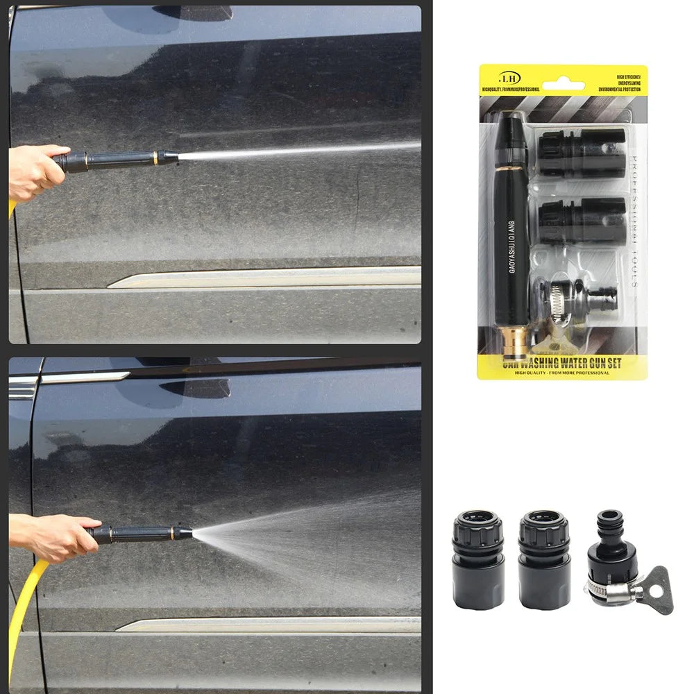 4Pcs High Pressure Power Washer Nozzle Set Aluminum Alloy Rotatable Sprayer Nozzle for Car Washing Garden - 3