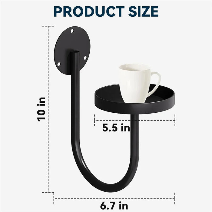 3Pcs 10x6.7x5.5inch Wall Mounted Plant Shelf Hanging Planter Holder Metal Bracket for Indoor Decor (Without Flowerpot) - 7
