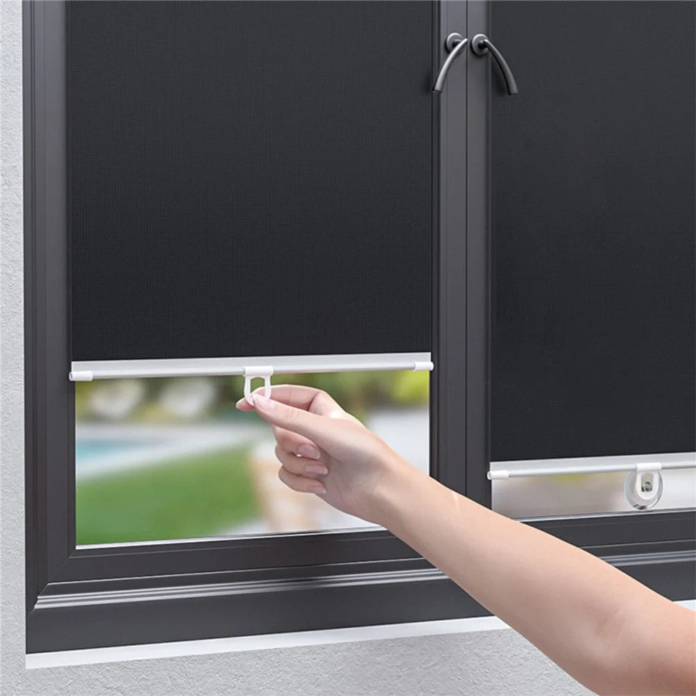 ST-5022 58x125cm Car Window Sunshade Auto Retractable Suction Cup Blackout Curtain for Car Bedroom - 7