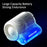 F013 Portable Mini USB Rechargeable Cooling Fan Summer Handheld Belt Hanging Clip Fan (CE Certified) - Black - 7
