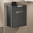 Large Size 26x15x28cm Wall Mounted Trash Can with Lid Stainless Steel Kitchen Bathroom Garbage Bin - Cream White} - 6