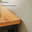 80x20x75.2cm Console Table Narrow Behind Sofa Side Table Storage Shelf for Hallway Living Bedroom - Pear Wood + Black Frame - 2