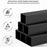 100x20x75.2cm Console Table Narrow Behind Sofa Side Table Storage Shelf for Hallway Living Bedroom - Pear Wood + Black Frame - 4