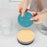 4Pcs / Set 10cm Round Thick Silicone Drink Coaster Non-Slip Heatproof Cup Mug Pad Mat - Green - 3