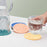 4Pcs / Set 10cm Round Thick Silicone Drink Coaster Non-Slip Heatproof Cup Mug Pad Mat - Green - 7