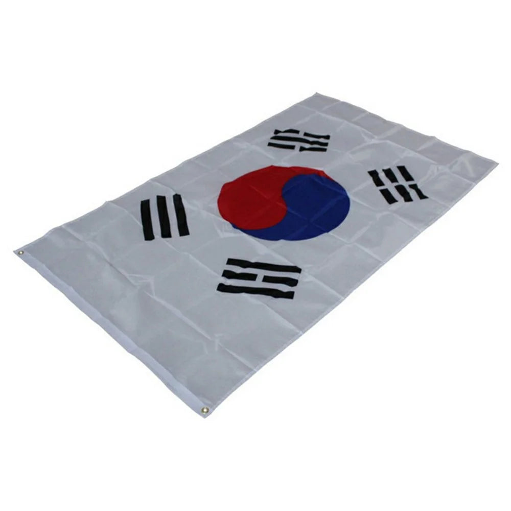 90x150cm 3x5ft South Korea Flag Polyester Flag with Grommets for Outdoor Display - 2