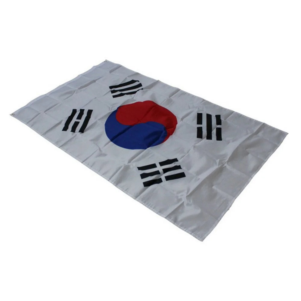 90x150cm 3x5ft South Korea Flag Polyester Flag with Grommets for Outdoor Display - 3