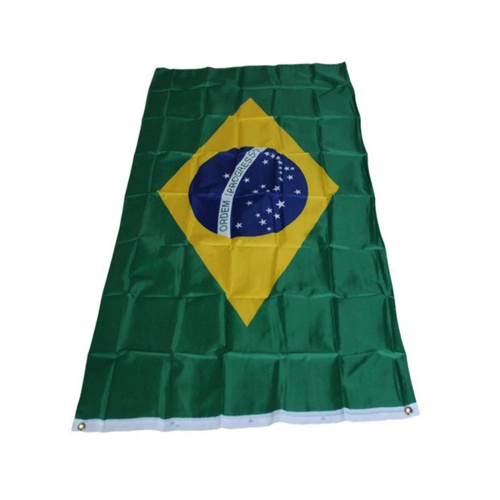 90x150cm 3x5ft Brazil Flag Polyester Brazilian National Flag with Grommets for Outdoor Indoor - 5