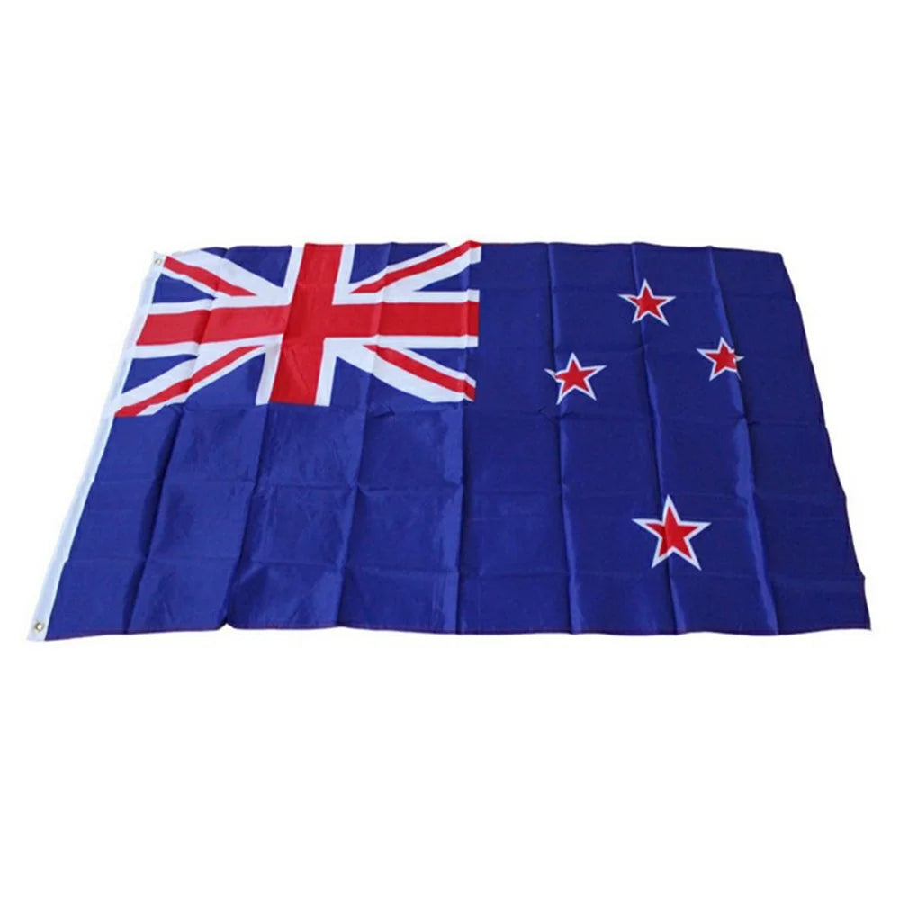 90x150cm 3x5ft New Zealand Flag Polyester National Banner with Grommets for Outdoor Display - 2