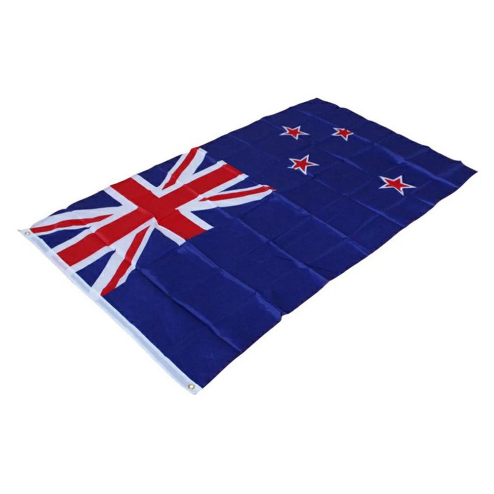 90x150cm 3x5ft New Zealand Flag Polyester National Banner with Grommets for Outdoor Display - 3