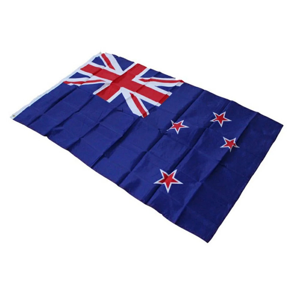 90x150cm 3x5ft New Zealand Flag Polyester National Banner with Grommets for Outdoor Display - 4