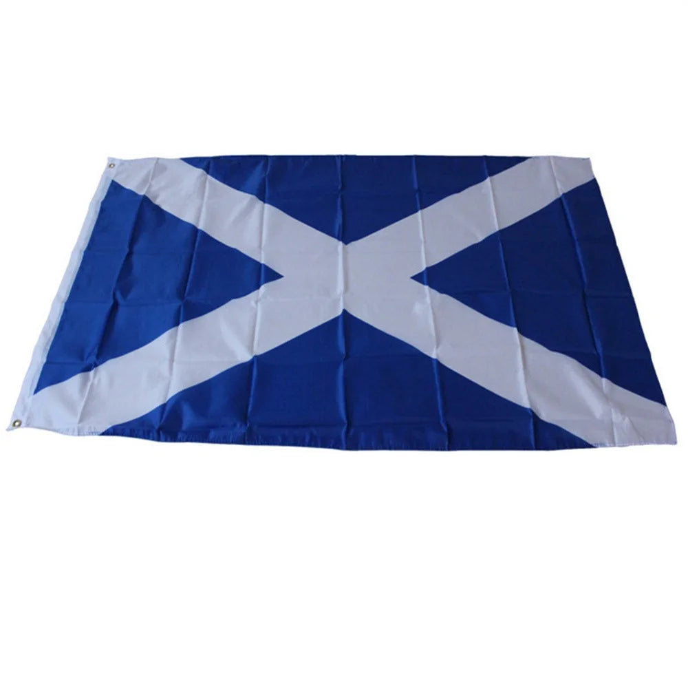 90x150cm 3x5ft Scotland Flag Polyester NationalFlag Banner with Grommets for Outdoor Party - 1