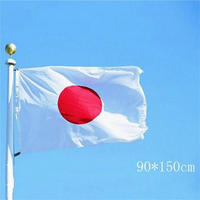 90x150cm 3x5ft Japan Flag Polyester National Flag with Grommets for Outdoor Indoor - 2