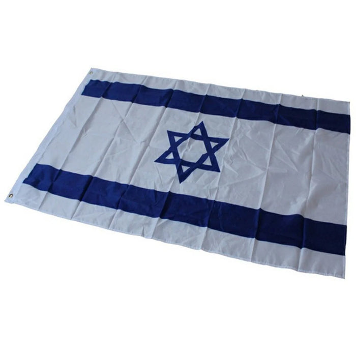 90x150cm 3x5ft Israel Flag Polyester National Flag with Grommets for Outdoor Display - 1