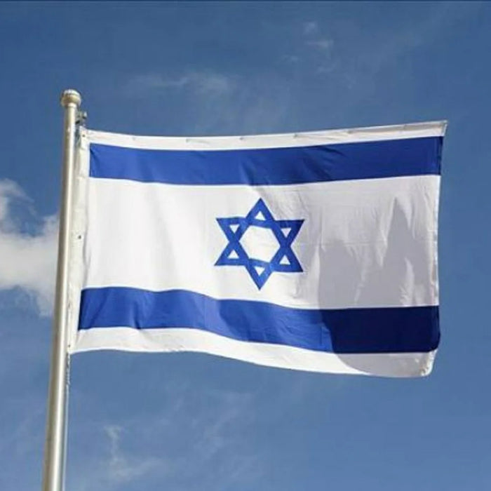 90x150cm 3x5ft Israel Flag Polyester National Flag with Grommets for Outdoor Display - 6