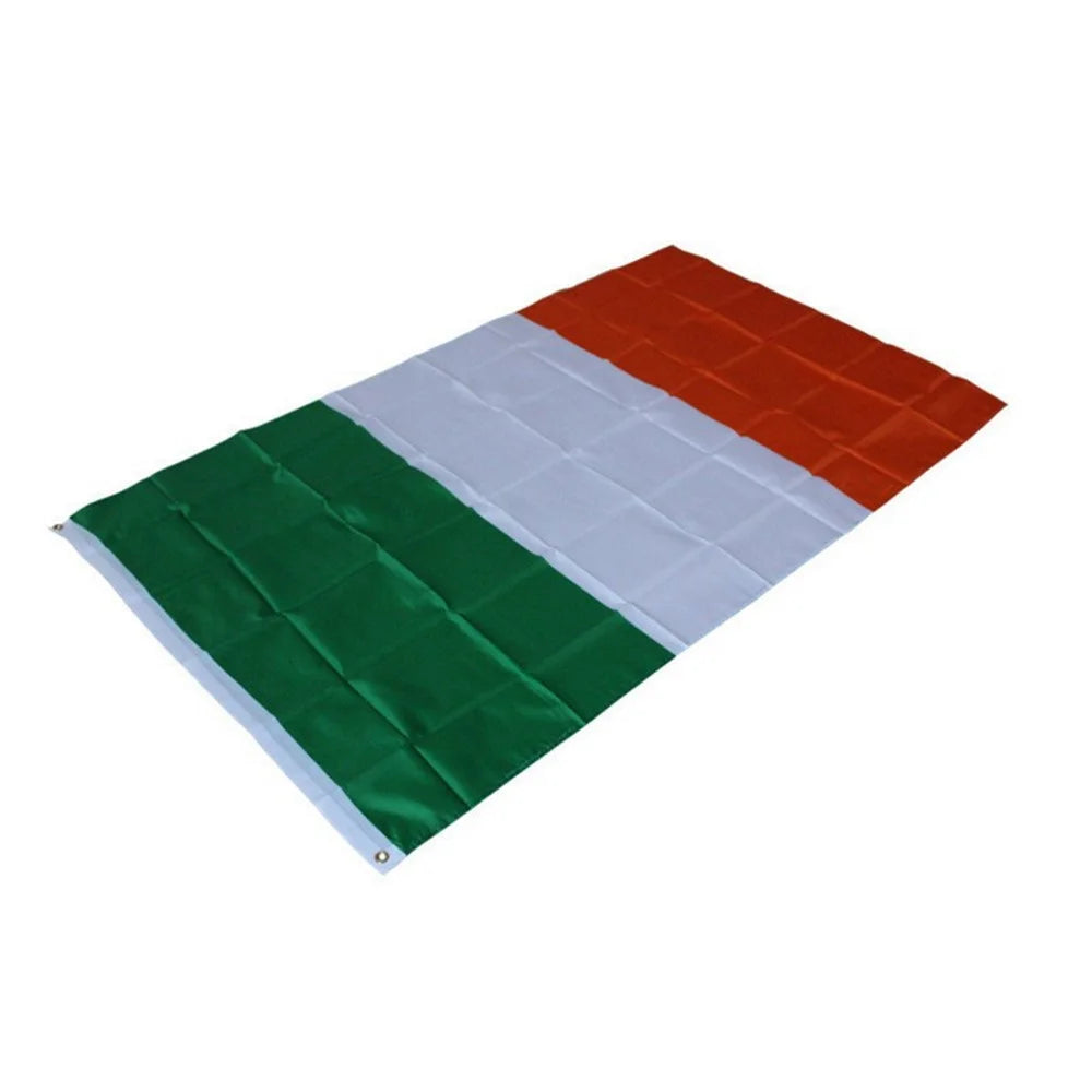 90x150cm 3x5ft Ireland Flag Polyester National Flag with Grommets for Outdoor Indoor Display - 3