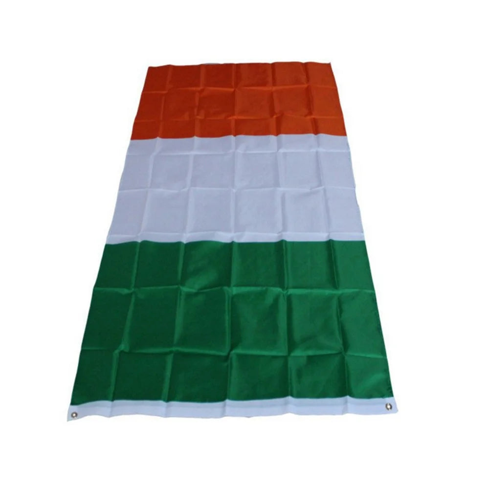 90x150cm 3x5ft Ireland Flag Polyester National Flag with Grommets for Outdoor Indoor Display - 5