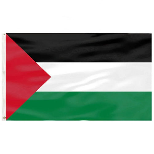90x150cm 3x5ft Palestine Flag Polyester National Flag with Grommets for Outdoor Display - 1